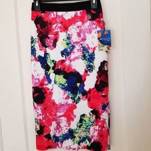 NEW Kohl's + Milly Floral Midi-Pencil Skirt - XS
